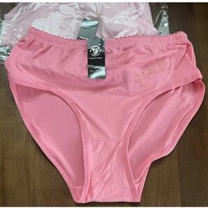 M Size Lot Of 6 Women High Waist Poly Briefs Highcut Underwear